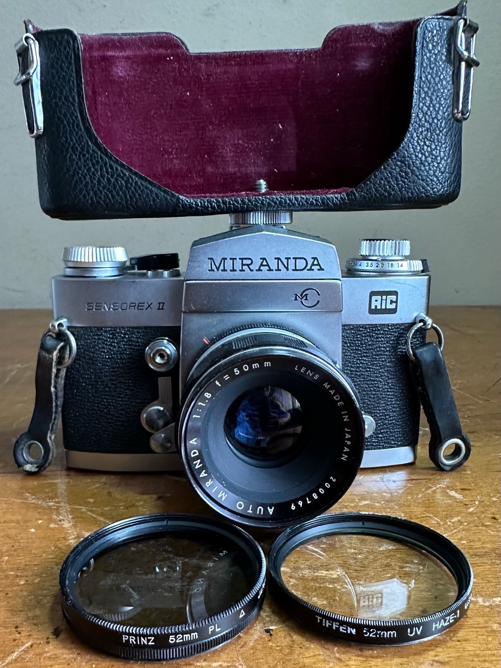 Miranda Sensorex II RIC 35mm SLR Film Camera w/ 50mm Auto Lens